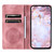 For Samsung Galaxy S21 Ultra 5G Totem Embossed Magnetic Leather Phone Case(Rose Gold)