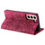 For Samsung Galaxy S21+ 5G Totem Embossed Magnetic Leather Phone Case(Red)
