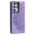 For Samsung Galaxy S21 Ultra 5G Totem Embossed Magnetic Leather Phone Case(Purple)