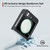 For Samsung Galaxy Z Flip5 All-inclusive Decal Carbon Fiber Texture Protective Phone Case(Black)