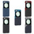 For Samsung Galaxy Z Flip5 All-inclusive Decal Carbon Fiber Texture Protective Phone Case(Black)