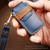 Hallmo Car Cowhide Leather Key Protective Cover Key Case for Honda 2-button(Brown)