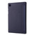 For Samsung Galaxy Tab A9 TPU Deformation Multi-Fold Leather Tablet Case(Navy Blue)