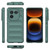 For vivo iQOO 12 5G Magic Shield TPU + Flannel Phone Case(Dark Green)