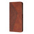ForSamsung Galaxy S24 Ultra Diamond Splicing Skin Feel Magnetic Leather Phone Case(Brown)