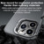 For iPhone 14 Plus Lens Holder Frosted Phone Case(Grey)