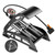 55B-01 Car / Motorcycle / Bicycle Portable High Pressure Double Pipe Inflatable Cylinder Pedal Air Pump