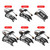 55B-01 Car / Motorcycle / Bicycle Portable High Pressure Double Pipe Inflatable Cylinder Pedal Air Pump