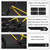 ENLEE E17305 6pcs /Set Road Bike Frame Stickers Thickened Waterproof Chain Guard Protector Decal, Model: Diamond