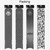 ENLEE E17305 6pcs /Set Road Bike Frame Stickers Thickened Waterproof Chain Guard Protector Decal, Model: Diamond
