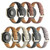 For Huawei Watch GT4 41mm 18mm Thread Pin Buckle Leather Watch Band(Beige)