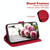 For Xiaomi Redmi Note 13 5G Butterfly Rose Embossed Leather Phone Case(Red)
