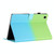 For Samsung Galaxy Tab A9 Stitching Gradient Smart Leather Tablet Case(Green Blue)