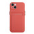 For iPhone 15 Plus Card Slot Design Shockproof TPU Phone Case(Plum Red)