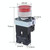CHINT NP2-BW3462/24V 1 NC Pushbutton Switches With LED Light Silver Alloy Contact Push Button