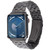 For Apple Watch SE 2023 44mm 22mm Ultra-thin Five Beads Stainless Steel Watch Band(Black) For Apple Watch SE 2023 44mm 22mm Ultra-thin Five Beads Stainless Steel Watch Band(Black)