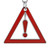 Car Caution Key Ring Metal Keychain