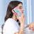 For Samsung Galaxy A05s Electroplating IMD TPU Phone Case with Ring(Blue Marble)