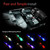 4 in 1 Universal Car USB 8-color APP Control LED Atmosphere Light Decorative Lamp, with 18LEDs Lamps Cable Length: 1.5m