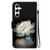 For Samsung Galaxy S24+ 5G Crystal Texture Colored Drawing Leather Phone Case(Crystal Peony) For Samsung Galaxy S24+ 5G Crystal Texture Colored Drawing Leather Phone Case(Crystal Peony)