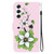 For Samsung Galaxy S24 5G Crystal Texture Colored Drawing Leather Phone Case(Lily)