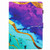 For iPad 11 Pro 2020 / Air 4 10.9 Marble Pattern Stitching Smart Leather Tablet Case(Purple Blue)