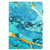 For Amazon Kindle Fire HD 10 2015 Marble Pattern Stitching Smart Leather Tablet Case(Gold Blue)