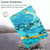 For Amazon Kindle Fire HD 10 2015 Marble Pattern Stitching Smart Leather Tablet Case(Gold Blue)
