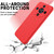 For Honor X9b Solid Color Liquid Silicone Dropproof Full Coverage Protective Case(Red)