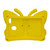 For Samsung Galaxy Tab A9 8.7 X110/X115 Butterfly Bracket Kids EVA Shockproof Tablet Case(Yellow)