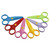 Mini Cute Safety Plastic Scissors Children Handmade Paper Cutting Tools(Yellow)