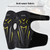 MOTOLSG 2 in 1 Knee Pads Motorcycle Bicycle Riding Warm Fleece Soft Protective Gear (Black White)