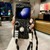 For Samsung Galaxy Z Flip5 5G Impression Camellia Pattern Protective Phone Case with Long Lanyard(Black)