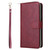 For Samsung Galaxy A05s 9 Card Slots Zipper Wallet Bag Leather Phone Case(Wine Red)