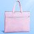 BeiDuoMei Student A3 Art Drawing Handbag Test Paper File Storage Bag, Style: Simple Model Pink