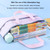 BeiDuoMei Student A3 Art Drawing Handbag Test Paper File Storage Bag, Style: Simple Model Pink