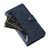 For Xiaomi Redmi Note 13 Pro 5G Rivet Buckle 9 Cards Three Fold Leather Phone Case(Blue)