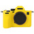 For Sony ILCE-7RM5 / Alpha 7R V Soft Silicone Protective Case (Yellow)