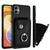 For Samsung Galaxy A04 4G Organ Card Bag Ring Holder PU Phone Case(Black)