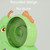 17 x 8 x 15.5cm Childrens Snail Rotating Coin Bank Cartoon Savings Jar Toys With Lights And Music(Green)