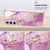 For Samsung Galaxy A15 5G Electroplating Marble IMD TPU Phone Case with Ring Holder(Purple 001)
