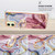 For Samsung Galaxy A05 Electroplating Marble Dual-side IMD Phone Case with Ring(Rose Red 014)