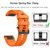 For Garmin Quatix 5 22mm Quick Release Silicone Watch Band(Black)