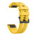 For Garmin Fenix 7 Solar 22mm Quick Release Silicone Watch Band(Yellow)