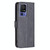 For TCL 40 SE Magnetic Buckle Rhombus Texture Leather Phone Case(Black)
