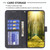For TCL 40 SE Magnetic Buckle Rhombus Texture Leather Phone Case(Black)