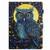 For Amazon Kindle Fire HD 10 2021 Painted Pattern Stitching Smart Leather Tablet Case(Moonlight Eagle)