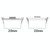 For Redmi Watch 4 1 Pair 20mm Stainless Steel Metal Watch Band Connector(Silver)