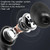 B11 TWS Bluetooth 5.0 Sports Wireless ANC Noise Cancelling In-ear Earphones with Charging Box, Support LED Power Display(Black)