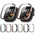 For Redmi Watch 4 PC + Tempered Film Integrated Watch Case(White)